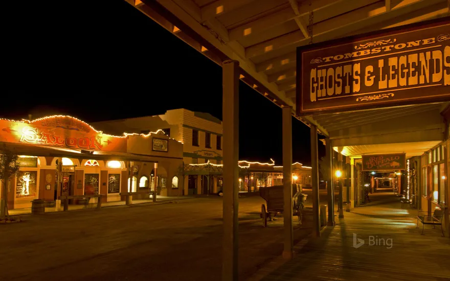 Tombstone, Arizona, on the anniversary of the gunfight at the O.K. Corral