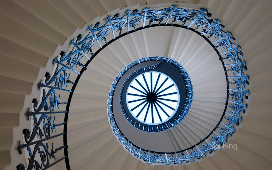 The Tulip Stairs at Queen’s House in Greenwich, London