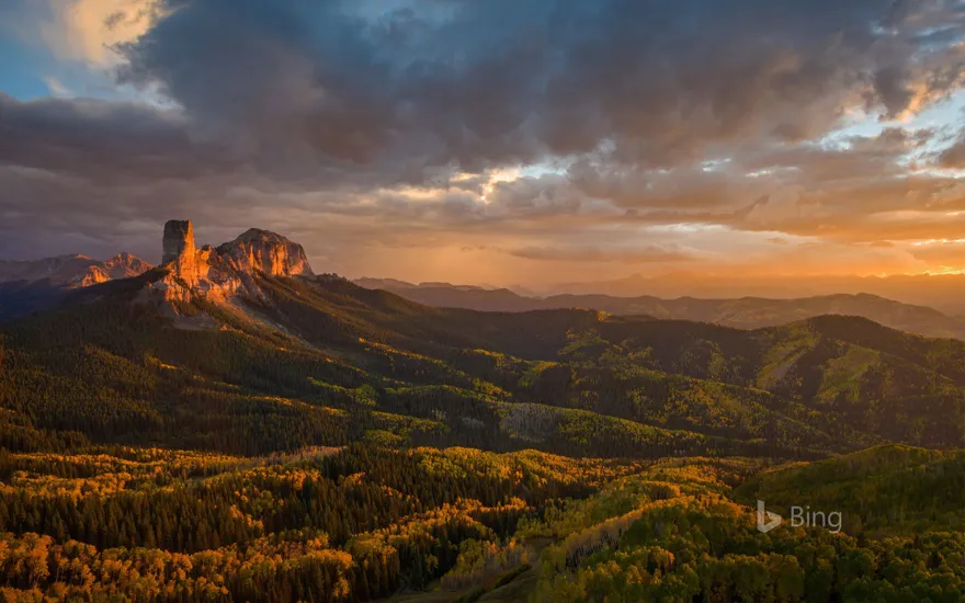 Chimney Rock and Uncompahgre National Forest, Colorado