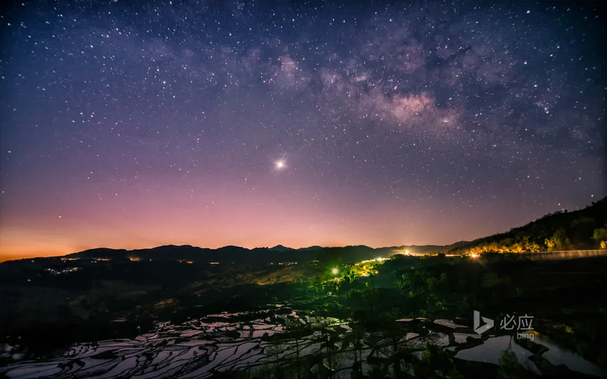 The Milky Way in Yuanyang County