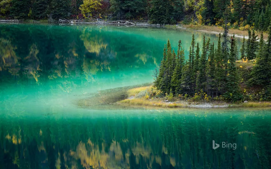 Emerald Lake near Carcross, Yukon, Canada